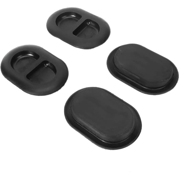 Waterdichte Rubberen Stopjes voor Auto Chassis Accessoires Geschikt voor Jeep Wrangler JK 2007-2017 black