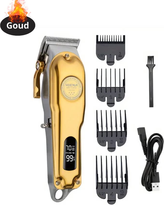 Nivard Tondeuse - Bodygroomer Mannen - Scheerapparaat - Baardtrimmer - Goud