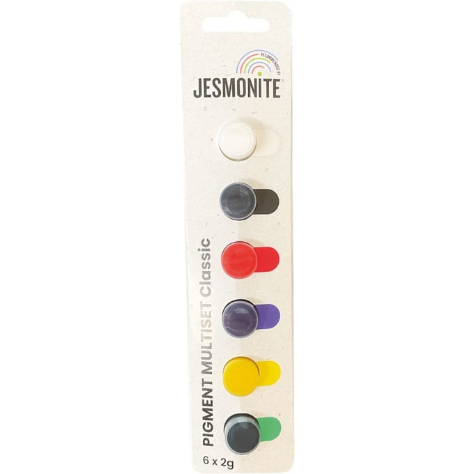 Jesmonite - Pigment multiset 6 kleuren - 6 x 2 g