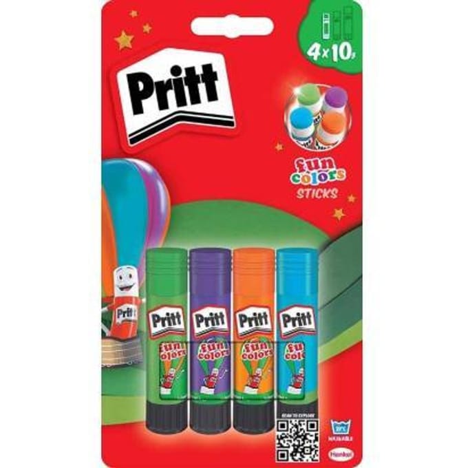 Pritt Fun Colors 4x10g Kleefmaterialen