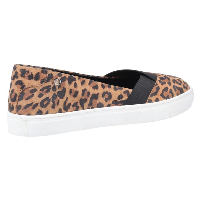 Hush Puppies Dames/dames Tiffany Luipaardprint Suède Schoenen (Bruin)