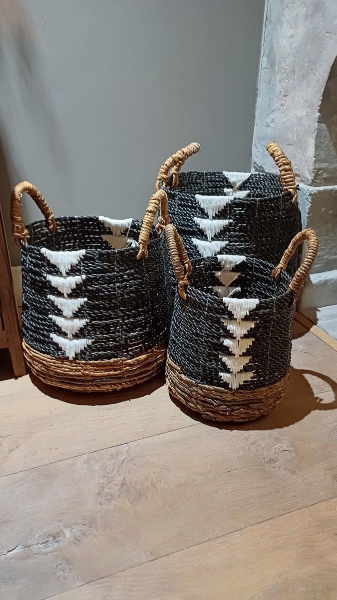 Basket arrow S/3 22/28/35cm
