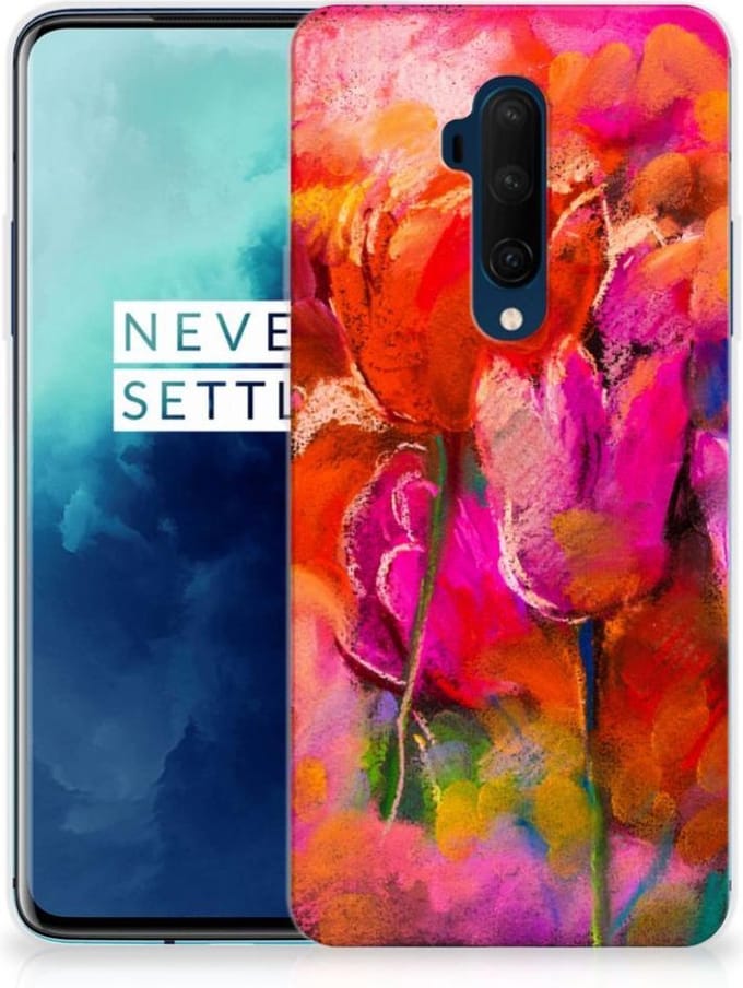 Back Cover voor Hoesje maken OnePlus 7T Pro Tulips