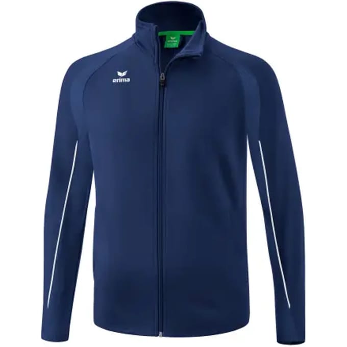 Erima Liga Star Polyesterjack Kinderen - Wit / New Navy | Maat: 152