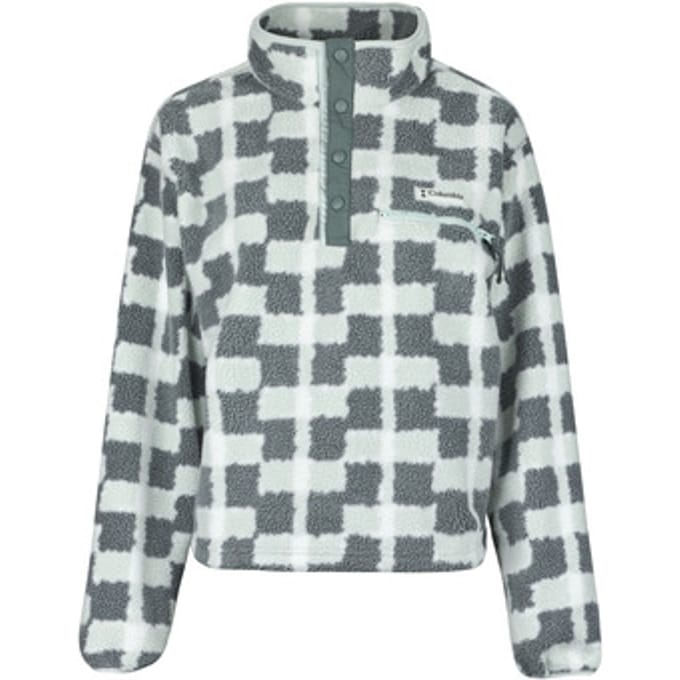 Columbia  Fleece Jack Helvetia II Printed Cropped Half Snap