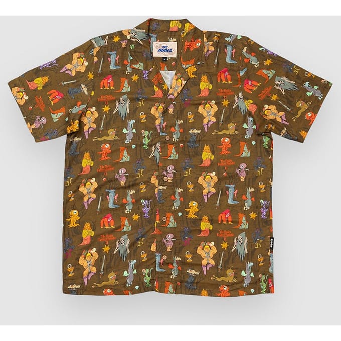 The Dudes Citadelic Monsters Hawaiian Shirt patroon