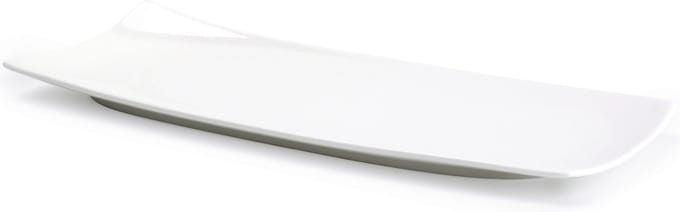 BonBistro Serveerschaal 25x10,5cm wit Appetite (Set van 6)