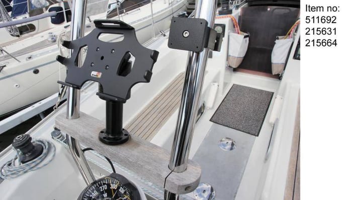 houder buismontage 19-30mm 50x42mm Mounting plate