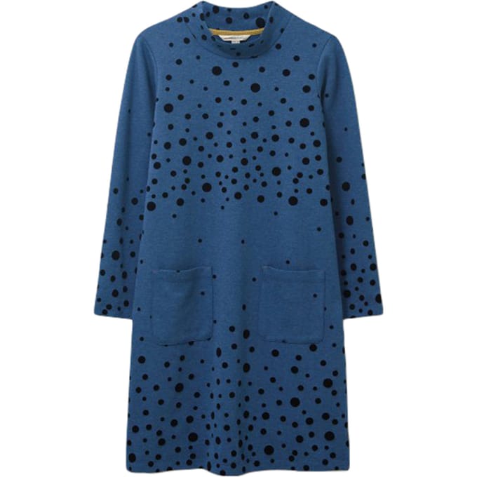 White Stuff Bea Flock Jersey Dre Blue Taglia: 6 | Abiti Mini Outlet | Donna | Blu