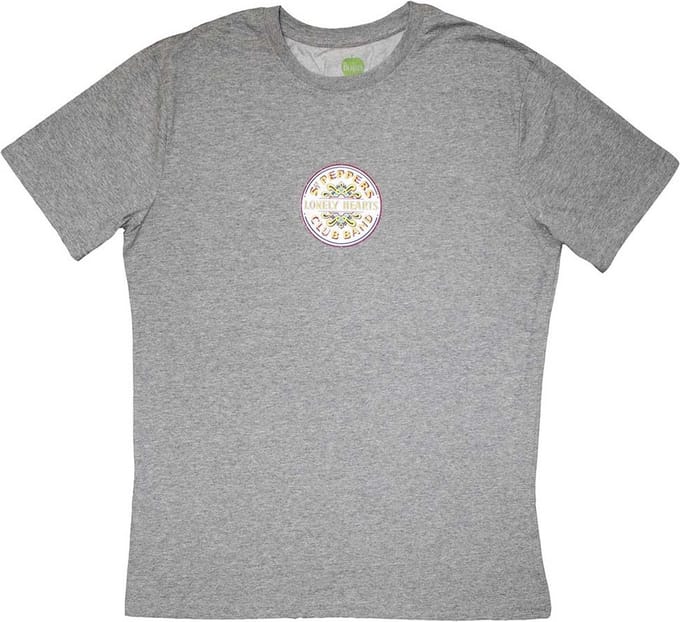 The Beatles - Mini Sgt Pepper Drum Heren T-shirt - L - Grijs