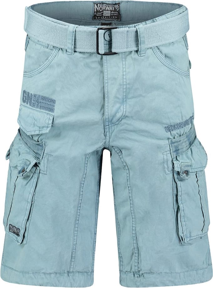 Panoramique Heren Korte Broek Geographical Norway Sky Blue - L