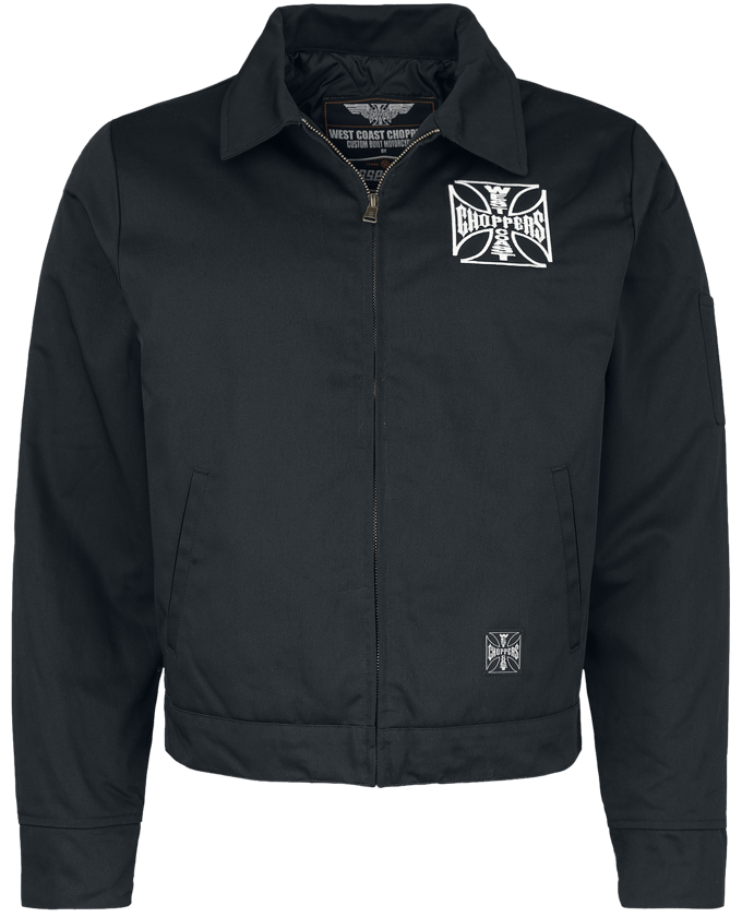 West Coast Choppers Tussenseizoensjas - OG Lined Work Jacket - S tot 4XL - voor Mannen - zwart