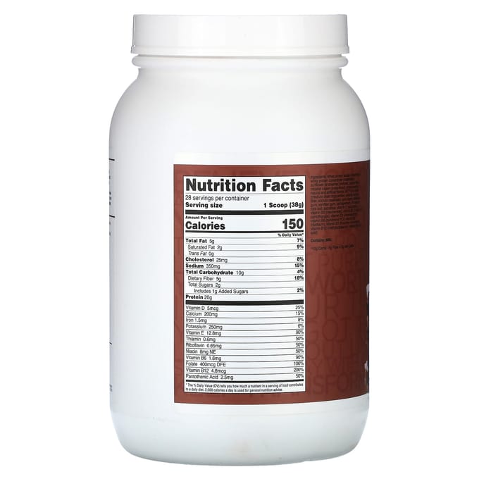 TransformHQ, substitut de repas, shake tout-en-un, chocolat, 2,4 lb 38 oz (1064 g)