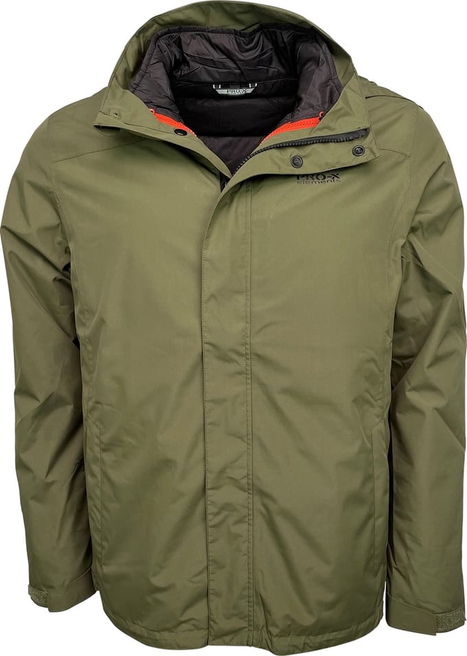 PRO-X ELEMENTS - Raimund - 3 in 1 - Heren - Jas - Olive night - Maat M