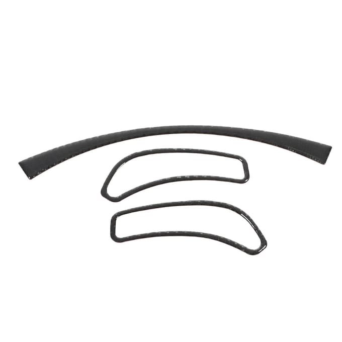 Dashboard Trim Cover Koolstofvezel Instrumentenpaneel Frame Decal Sticker Vervanging voor Corvette C6 2005‑2013 gray