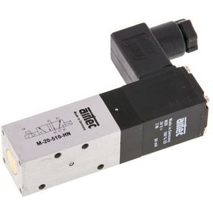 5/2 M5 Magneetventiel 12V DC 2.5-8bar/35.0-112psi Airtec