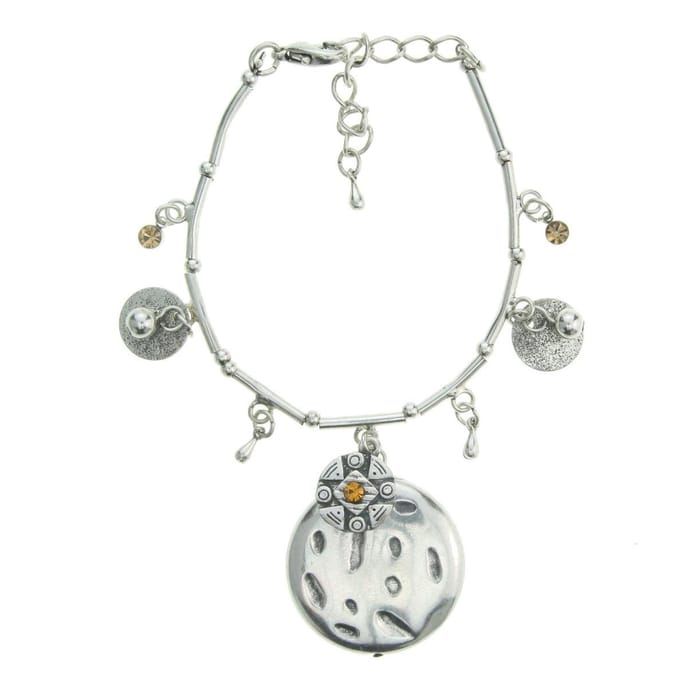 Behave - armband met cirkelhanger - bohemian stijl daglook