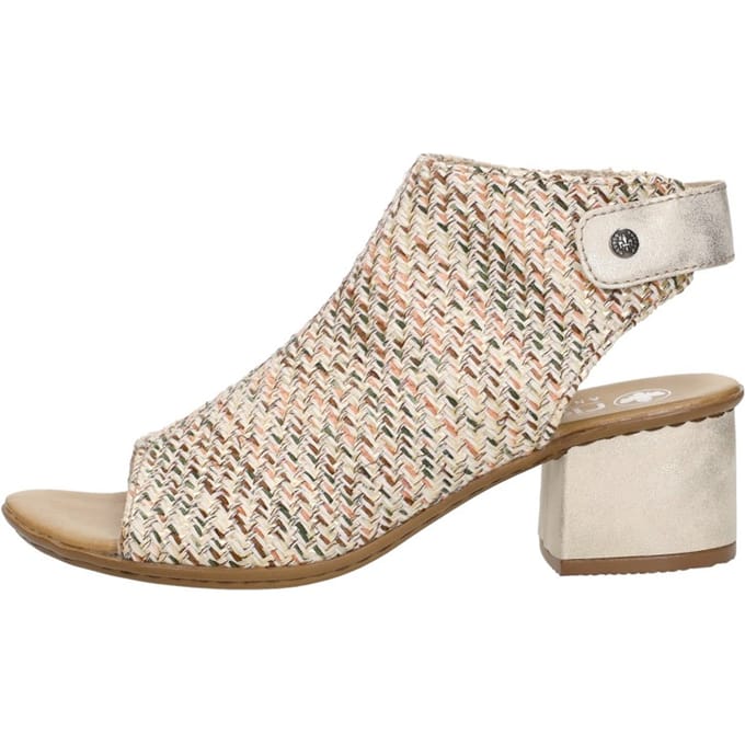 Rieker -Dames - beige - sandalen - maat 37