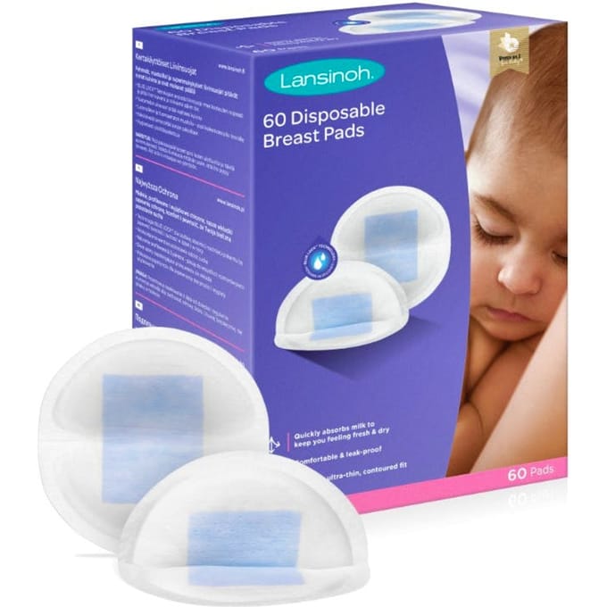 Luxplus Breastfeeding Bundle 60 pcs + 2 pcs + 2 pcs + 30 ml