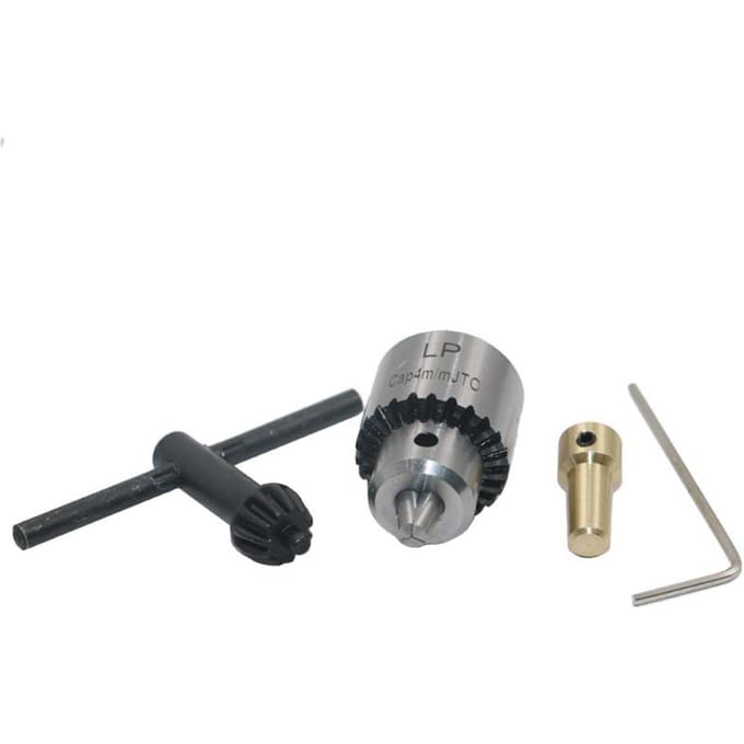 4 Stuks Elektrische Boor Spantang Set Micro 0,34 mm Staartgat Diameter 3,17 mm Carbide Power Tool