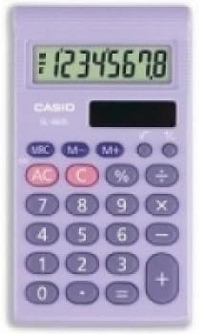Zakencalculator 8 Cijfers Compact en Draagbaar