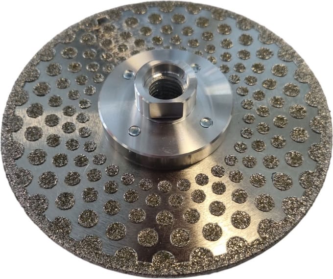 Qerato 2-in-1 Diamantschijf - Schuurschijf 125 mm - M14