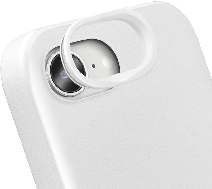 Rhinoshield, Lens Protector geschikt voor iPhone 16e - Reinforced Contour & Anti-Scratch, Wit