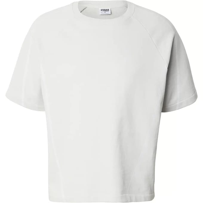 Urban Classics - Contrast Seam Peached Heavy Heren Tshirt - L - Grijs