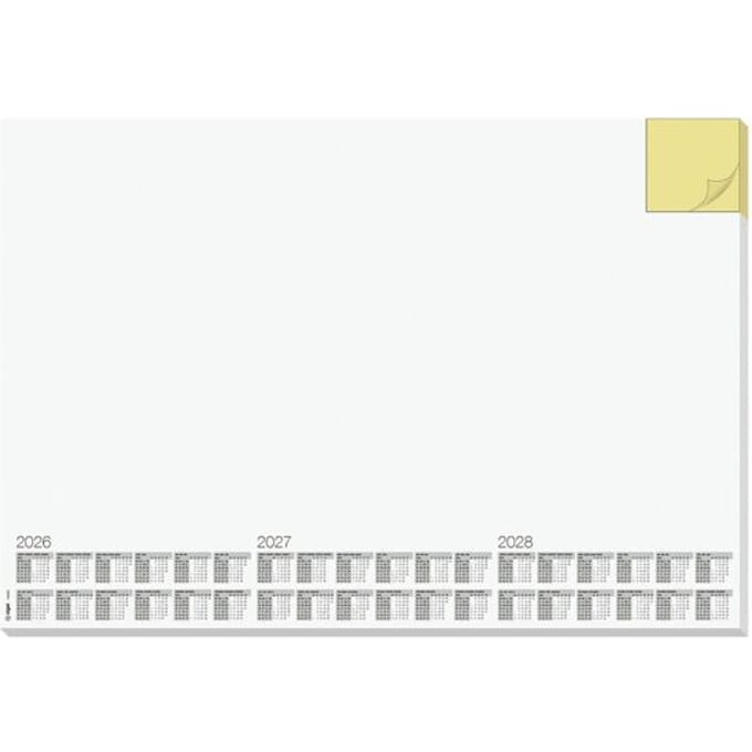 Sigel H6490 Bureau onderlegger Papier Blanco (b x h) 59.5 cm x 41 cm 2026, 2027, 2028 30 vellen