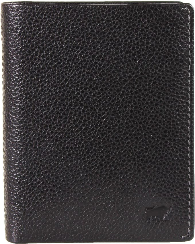Braun Büffel Portemonnee Prato RFID Wallet High 8CS Schwarz Zwart