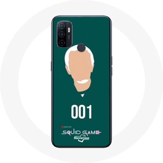 Oppo A53 Case Squid Game Oh Il nam Nummer 001