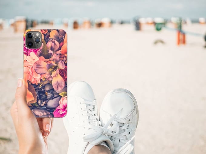 Apple iPhone 11 Pro Max TPU Case Bosje Bloemen