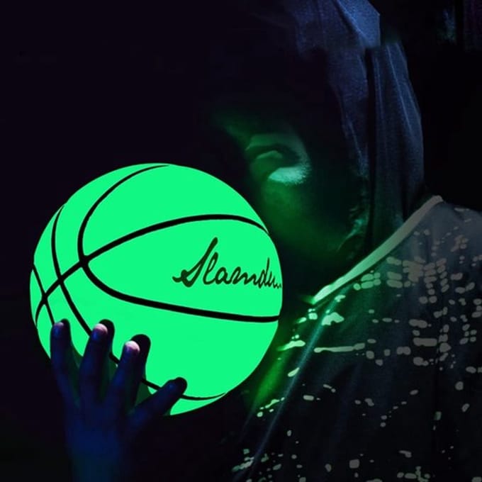 Dailygoody - Glow in Dark basketbal - Reflecterende sportbal - Hoge