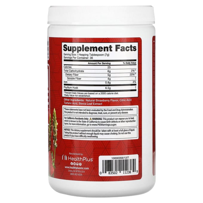 Darmreiniging, Natuurlijke Aardbeismaak, 255G(9 Oz)