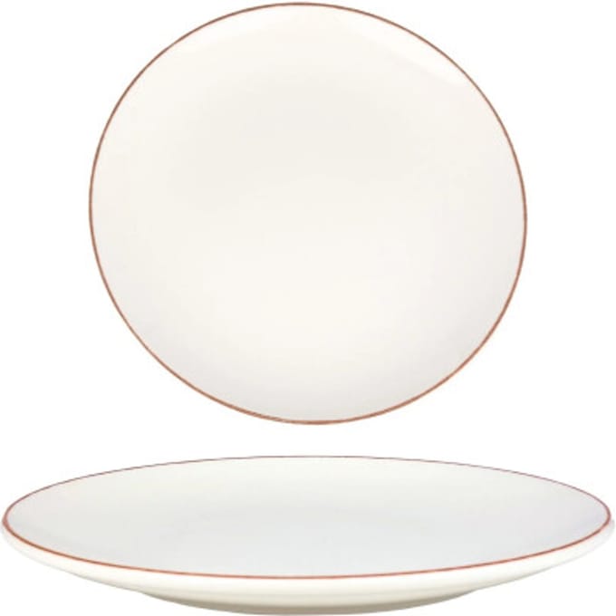 Bonna Dessertbord - Retro - Porselein - 17 cm - set van 6