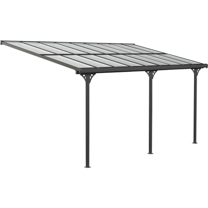 Westmann Aluminium Terrasoverkapping Bruce SI06108 - 300x556x270 cm - Zwart