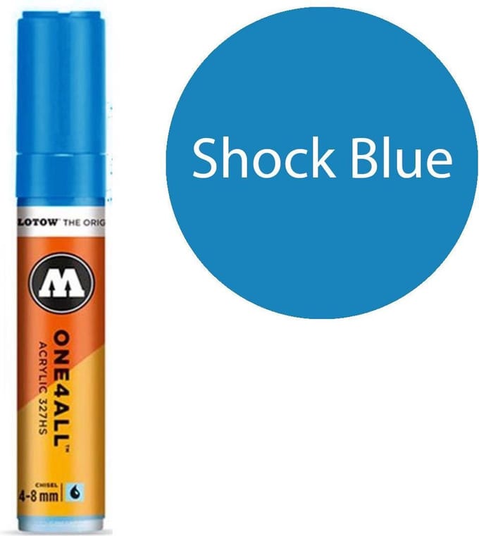 Molotow - One4All 4-8mm Marker Shock Blue