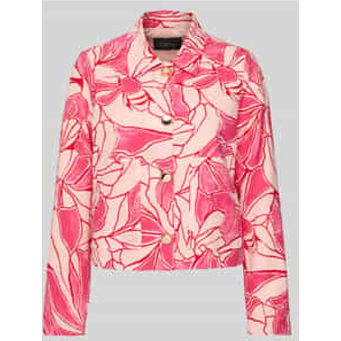 s.Oliver - female - Gestructureerde jack met print all-over