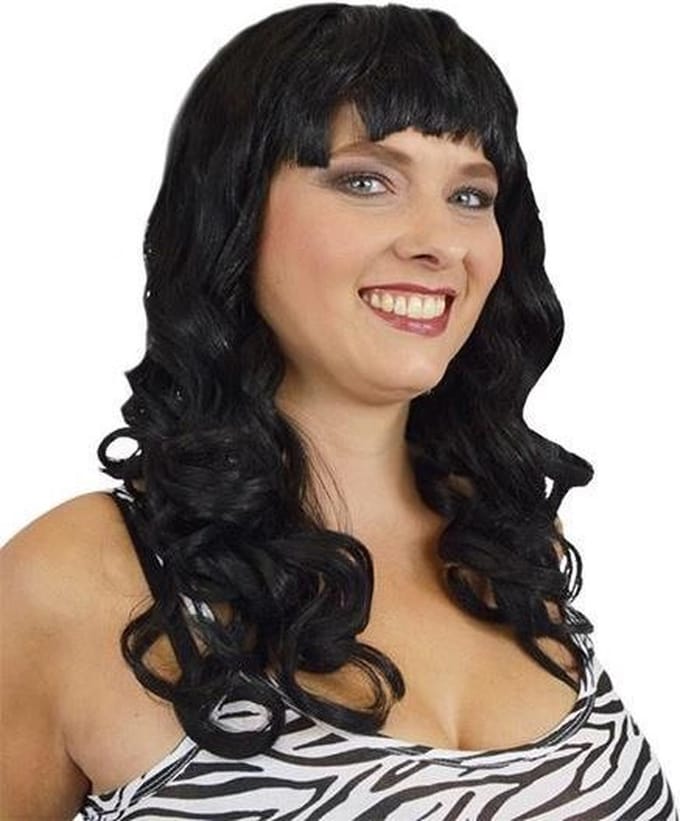 Peggy pruik zwart