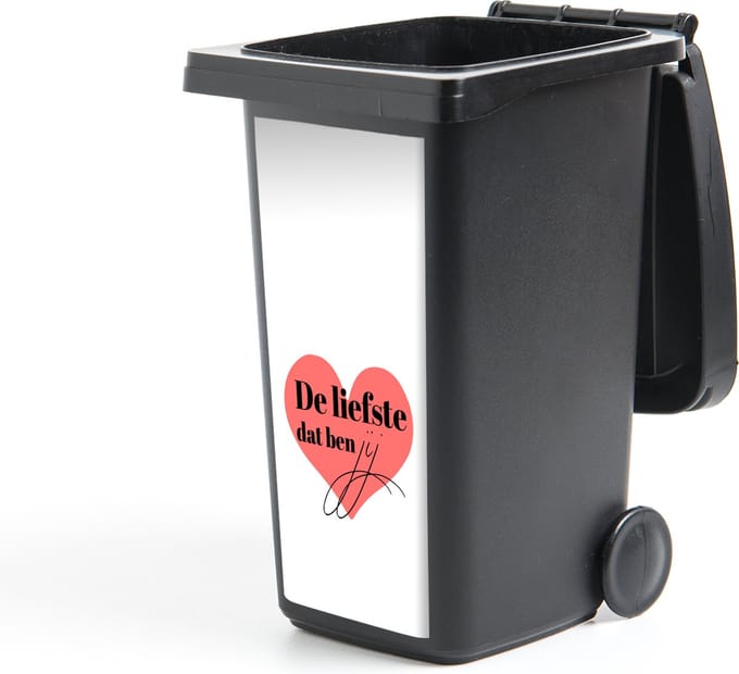 Container sticker Quotes - Spreuken - Stel - De liefste dat ben jij - 44x98 cm - Kliko sticker