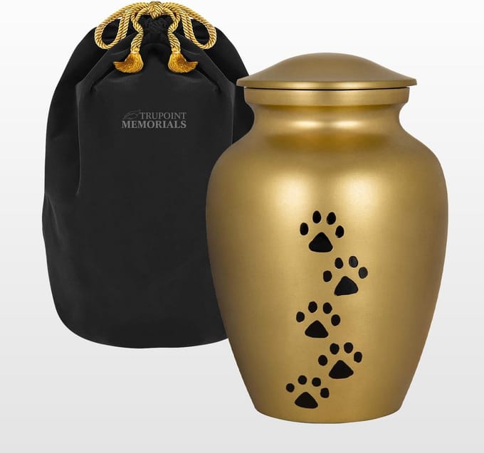 Huisdier Urn voor As Hond of Kat - Liefdevolle Herdenkingsurn Klein