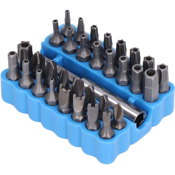 33 Stuks Beveiligingsschroevendraaier Bit 1/4 inch Zeskant Schacht Gereedschap Set Kit voor Onderhoud Reparatie