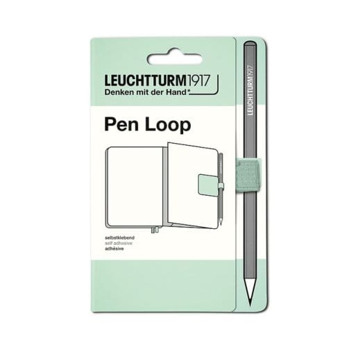 Leuchtturm1917 pen loop zelfklevende pennenlus mint groen