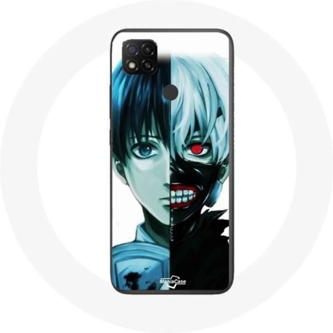 Coque de téléphone - Xiaomi - Redmi 9C - Tokyo Ghoul Face - Souple - Protection contre les chocs