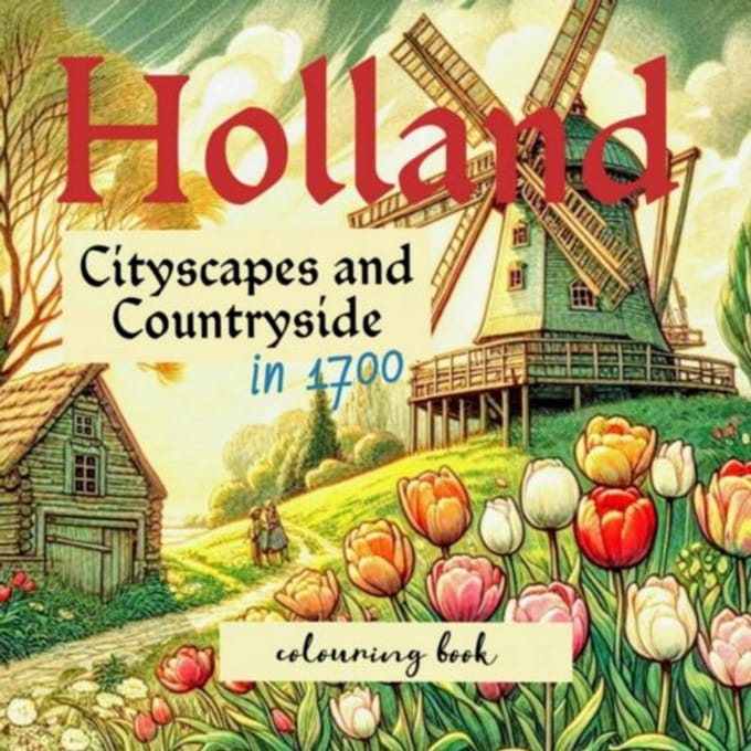 Holland In 1700 Colouring Book - Liana J.F. Romeijn