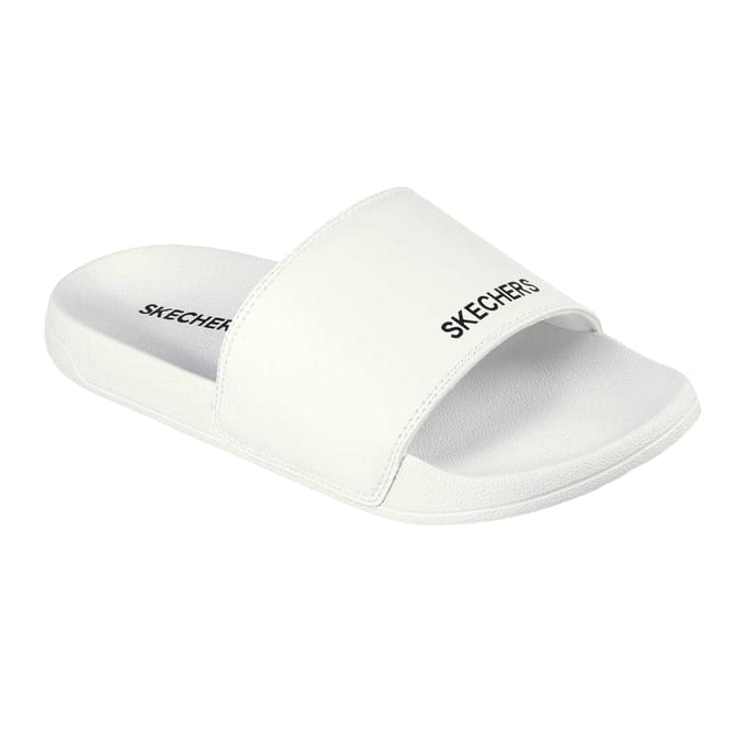 Skechers Heren Sidelines 2 Lichtgewicht Slippers (Wit/Zwart)