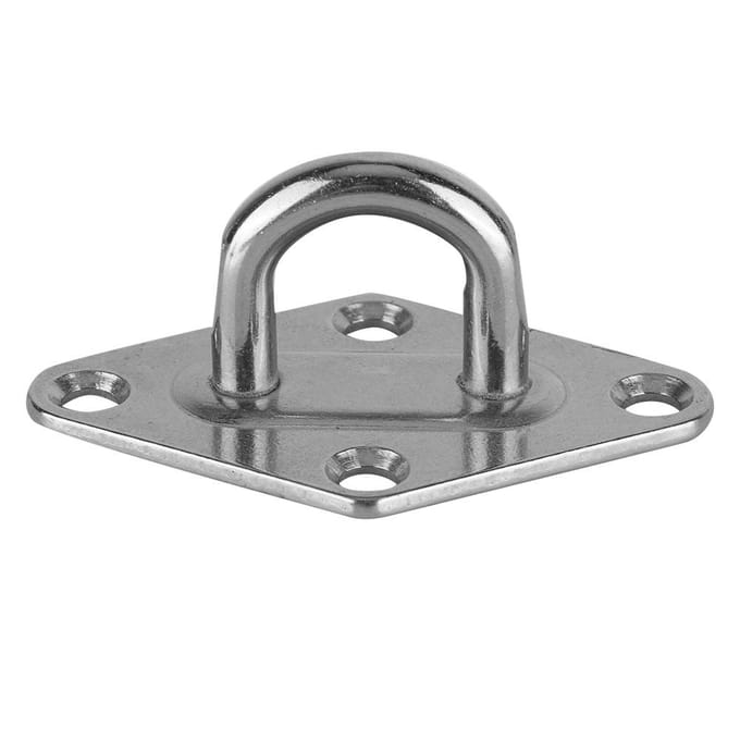 304 Roestvrij Staal Boot Diamant Pad Oogplaat Marine Kwaliteit Boot/Jacht Accessoire 5mm gray