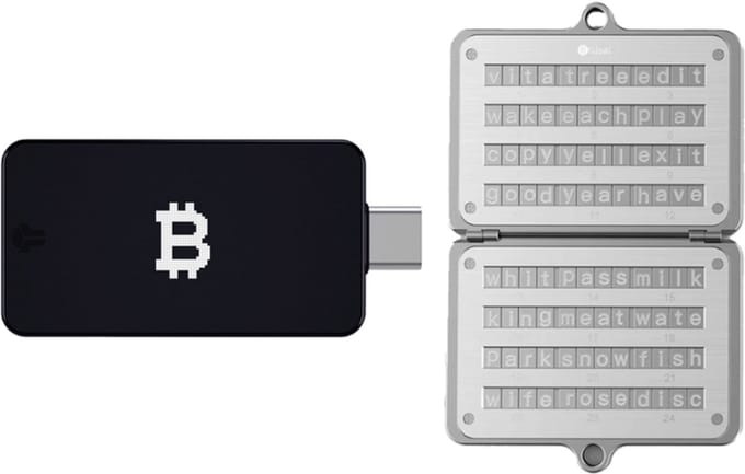 BitBox02 Bitcoin Only + Ellipal Seed Phrase Steel