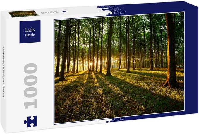 Legpuzzel Bos - Puzzel 1000 - Ontspanning Thuis - Natuurlijke Afbeelding - 27 x 373 cm - Groen