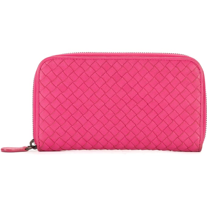 Intrecciato Zip Around Wallet  Portemonnee